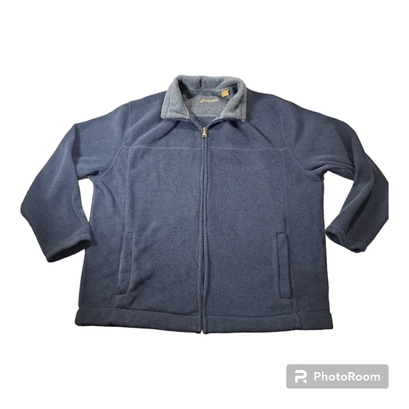 St. John's Bay Mens Large Fleece Zip Up Sweater - Picture 1 of 13